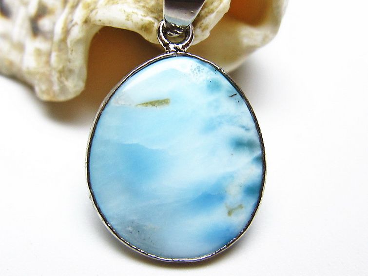 ラリマー ペンダント [t495-4407] 2枚目