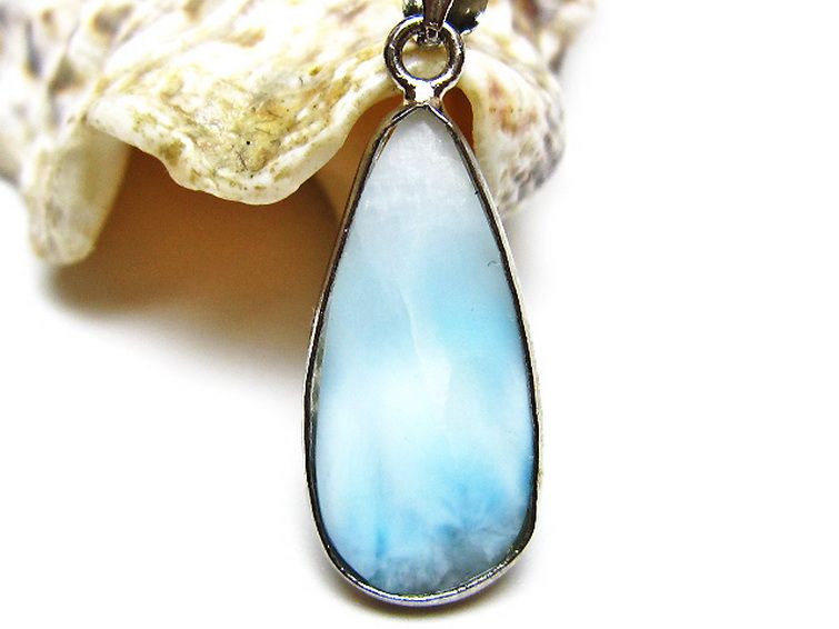 ラリマー ペンダント [t495-4410] 2枚目