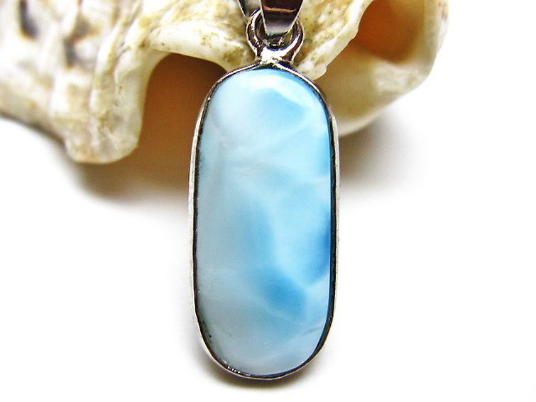 ラリマー ペンダント [t495-4416] 2枚目