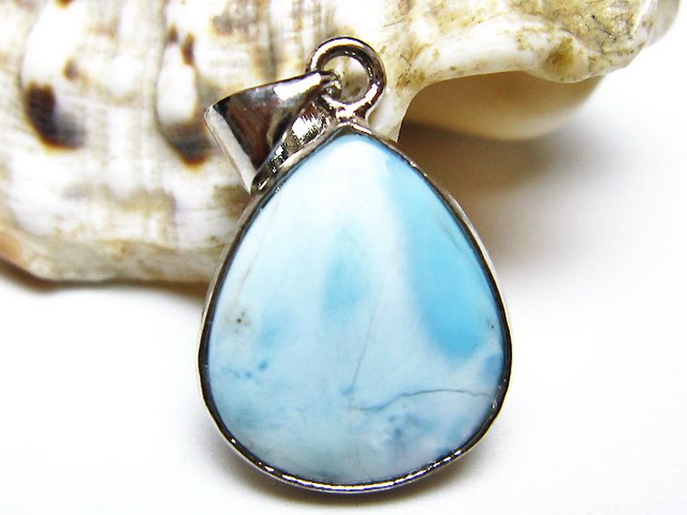 ラリマー ペンダント [t495-4419] 2枚目