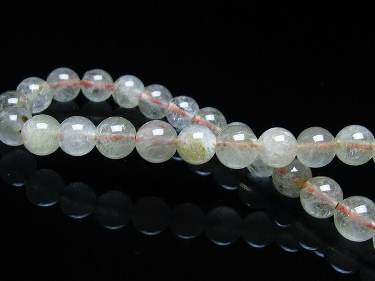 金針ルチル水晶 ブレスレット 6mm [T5-21832] 2枚目