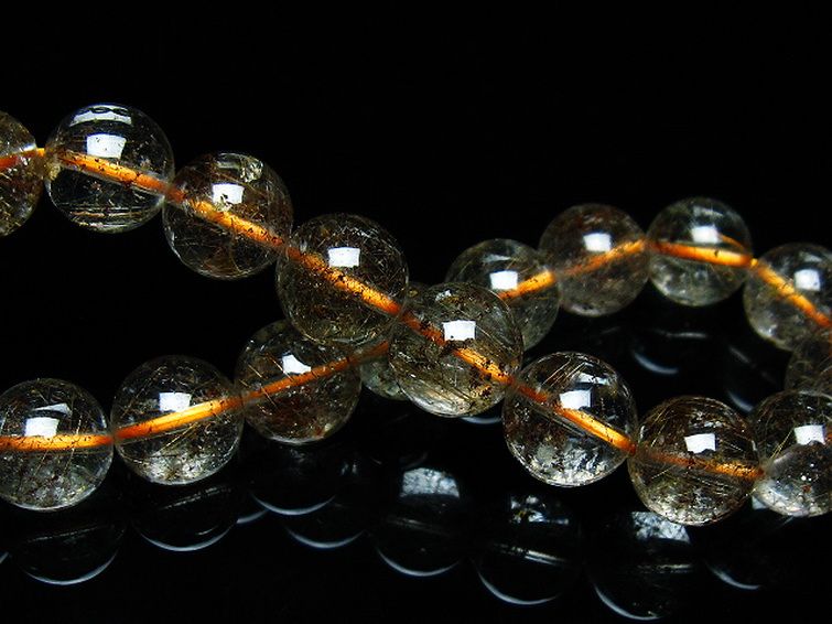 ガーデン水晶 ルチル入り ブレスレット 11mm [t50-9606] 2枚目