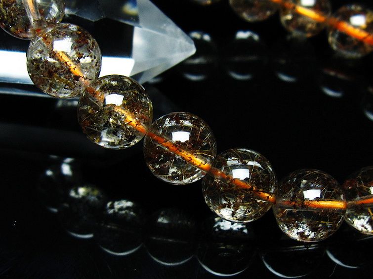 ガーデン水晶 ルチル入り  ブレスレット 10mm [T50-9640] 3枚目