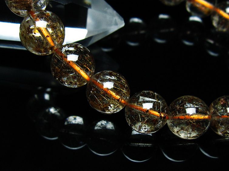 ガーデン水晶 ルチル入り ブレスレット 11mm [t50-9644] 3枚目