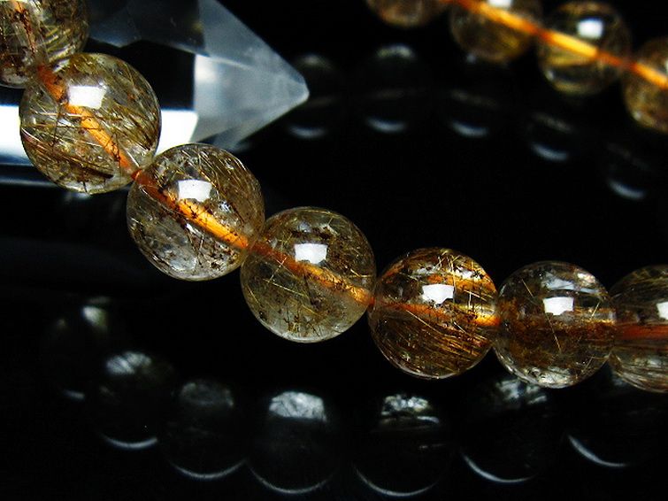 ガーデン水晶 ルチル入り  ブレスレット 10mm [T50-9665] 3枚目