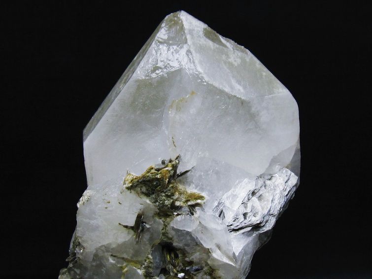 1.1Kg 雲母入り ヒマラヤ水晶 原石 [t501-4234]