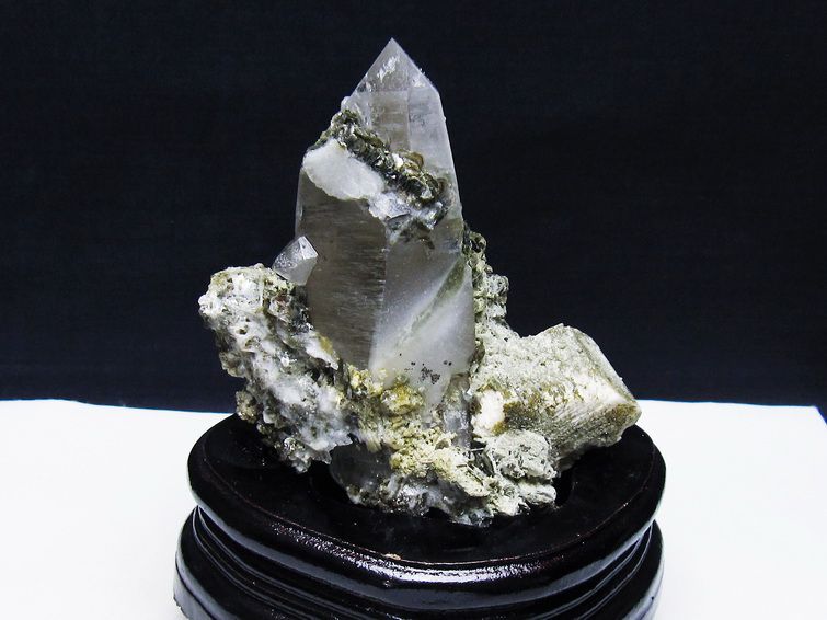 雲母入り ヒマラヤ水晶 原石 [t501-4280] 1枚目