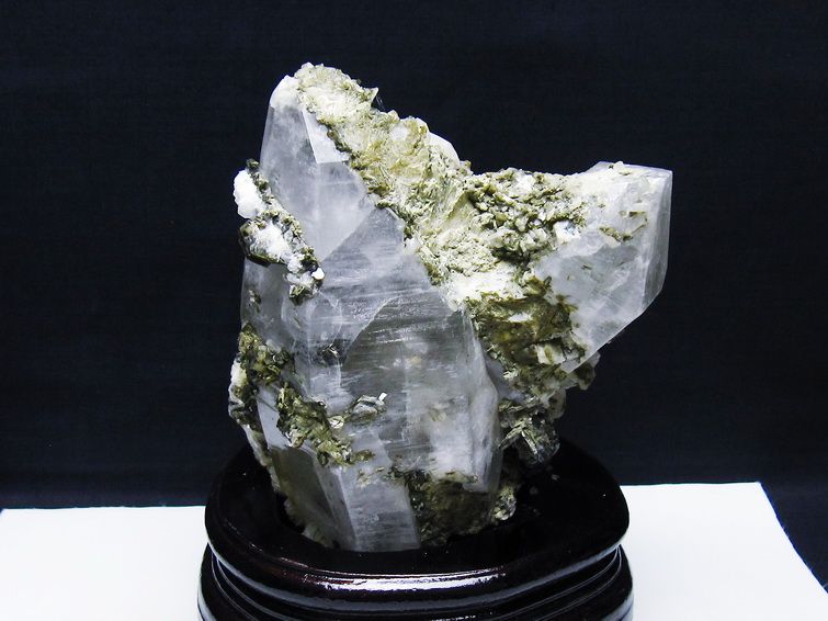 1.4Kg 雲母入り ヒマラヤ水晶 原石 [t501-4294] 1枚目