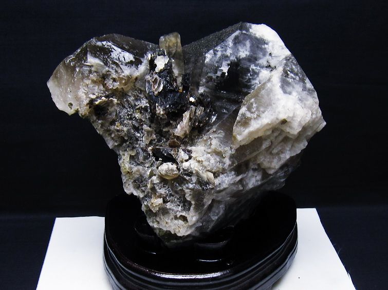 4.8Kg 雲母入り ライトニング水晶 原石 [t501-4323] 1枚目