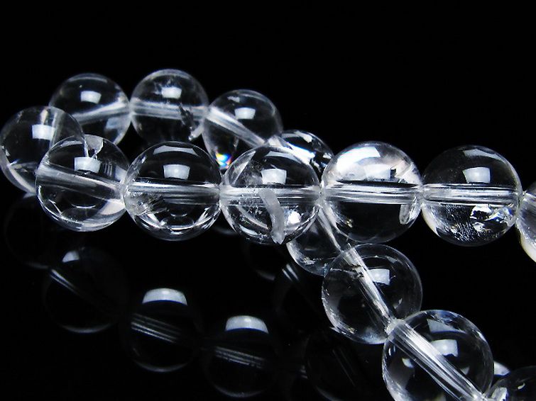 アイリスクォーツ 虹入り レインボー水晶 ブレスレット 12mm [T506-2631] 2枚目