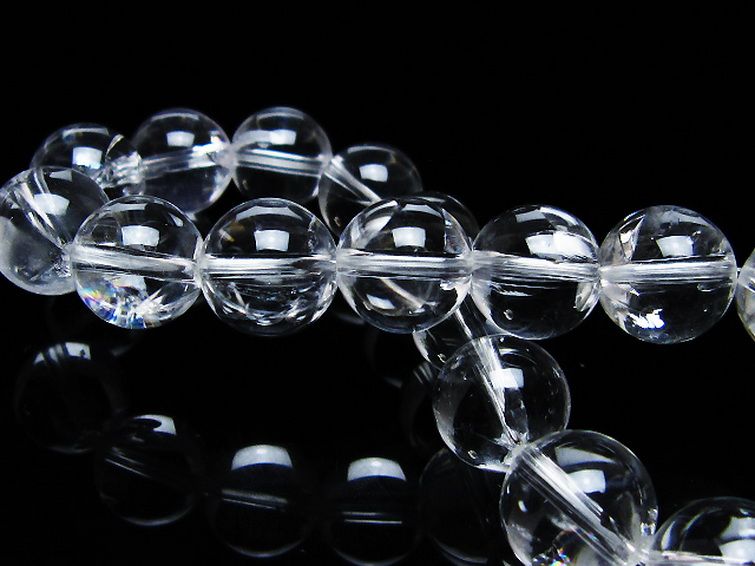 アイリスクォーツ 虹入り レインボー水晶 ブレスレット 11mm [T506-2643] 2枚目