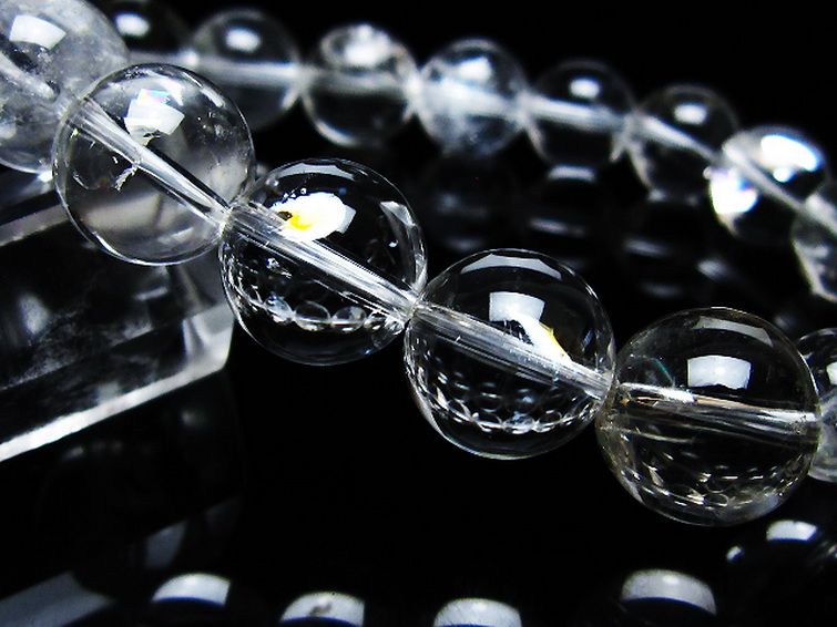 アイリスクォーツ 虹入り レインボー水晶 ブレスレット 11mm [T506-2811] 3枚目