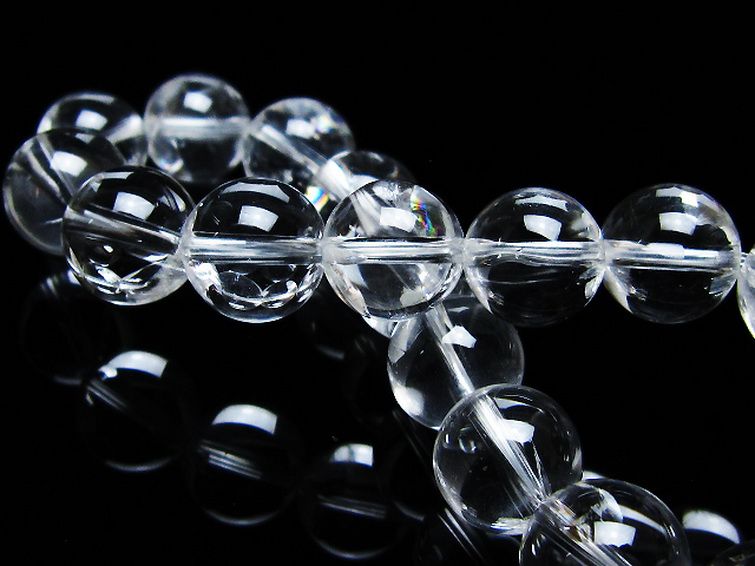 アイリスクォーツ 虹入り レインボー水晶 ブレスレット 11mm [T506-2812] 2枚目