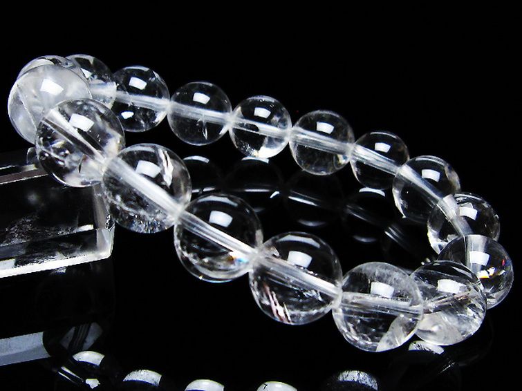 アイリスクォーツ 虹入り レインボー水晶 ブレスレット 11mm [T506-2813] 1枚目