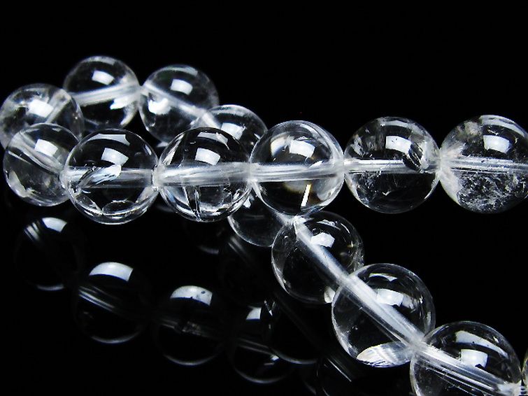 アイリスクォーツ 虹入り レインボー水晶 ブレスレット 11mm [T506-2813] 2枚目