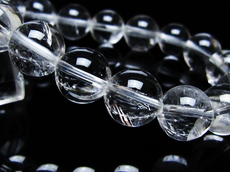 アイリスクォーツ 虹入り レインボー水晶 ブレスレット 11mm [T506-2813] 3枚目