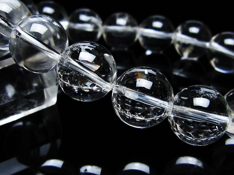 アイリスクォーツ 虹入り レインボー水晶 ブレスレット 14mm [T506-2826] 3枚目