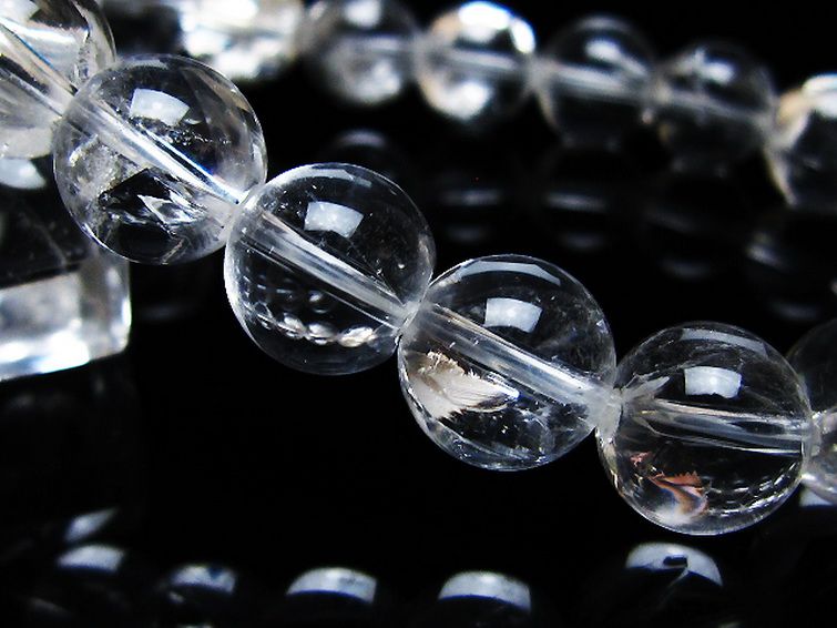 アイリスクォーツ 虹入り レインボー水晶 ブレスレット 11mm [T506-2847] 3枚目