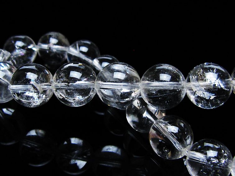 アイリスクォーツ 虹入り レインボー水晶 ブレスレット 11mm [T506-2855] 2枚目