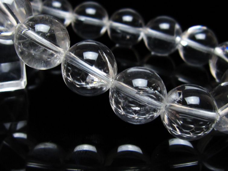 アイリスクォーツ 虹入り レインボー水晶 ブレスレット 13mm [t506-2954] 3枚目