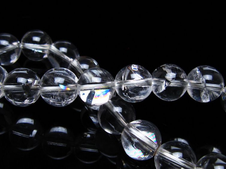 アイリスクォーツ 虹入り レインボー水晶 ブレスレット 10mm [t506-2974] 2枚目