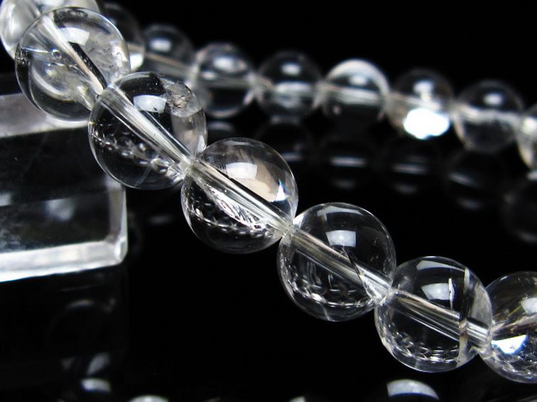 アイリスクォーツ 虹入り レインボー水晶 ブレスレット 10mm [t506-2974] 3枚目