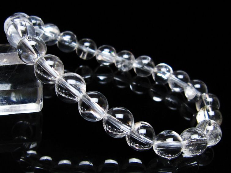 アイリスクォーツ 虹入り レインボー水晶 ブレスレット 8mm [t506-2990] 1枚目