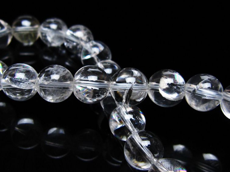 アイリスクォーツ 虹入り レインボー水晶 ブレスレット 8mm [t506-2990] 2枚目