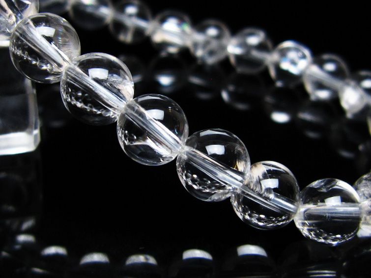 アイリスクォーツ 虹入り レインボー水晶 ブレスレット 8mm [t506-2990] 3枚目