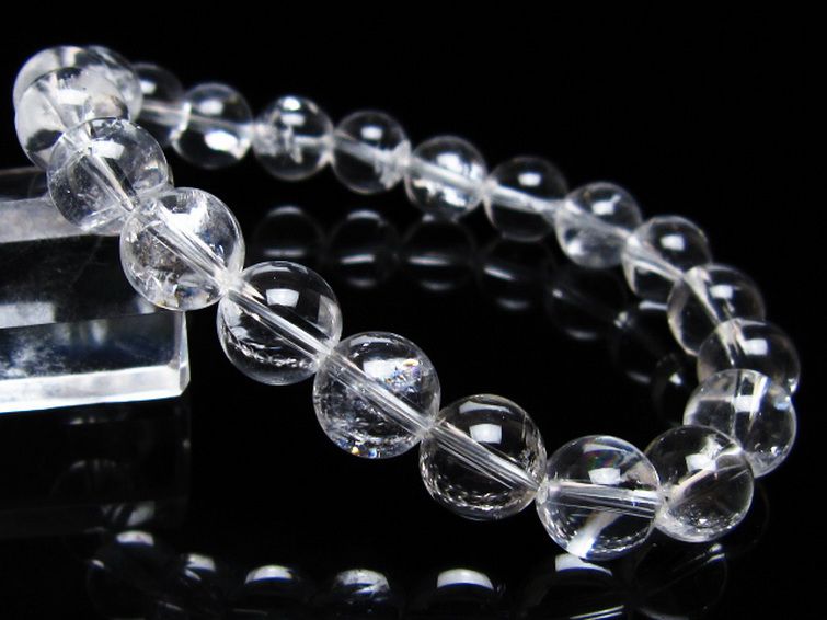 アイリスクォーツ 虹入り レインボー水晶 ブレスレット 9mm [t506-2995] 1枚目