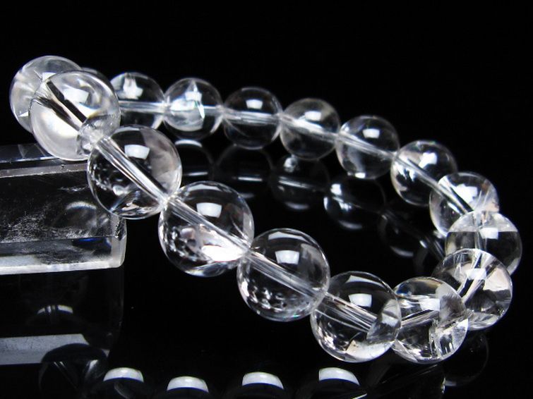 アイリスクォーツ 虹入り レインボー水晶 ブレスレット 12mm [t506-3019] 1枚目