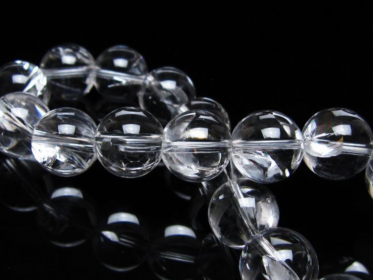 アイリスクォーツ 虹入り レインボー水晶 ブレスレット 12mm [t506-3019] 2枚目