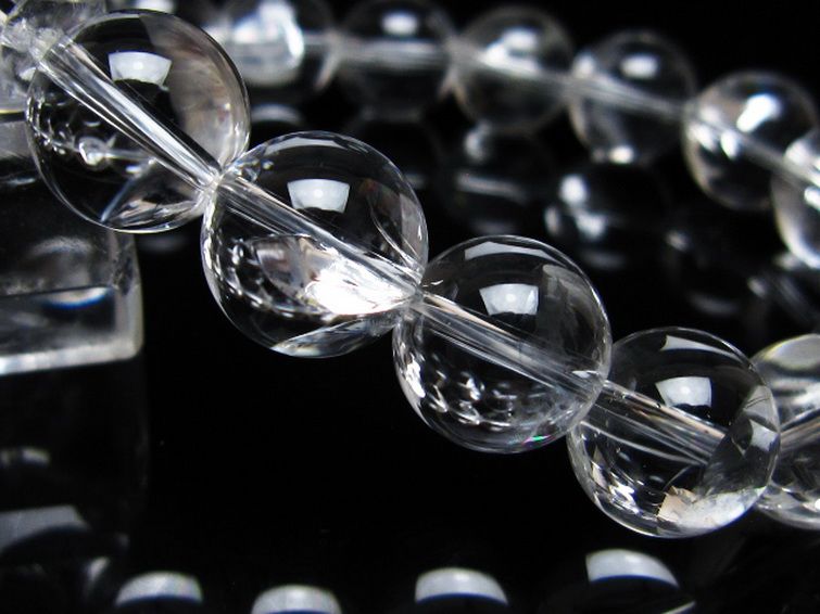 アイリスクォーツ 虹入り レインボー水晶 ブレスレット 12mm [t506-3019] 3枚目