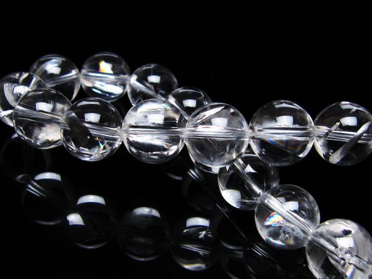 アイリスクォーツ 虹入り レインボー水晶 ブレスレット 10mm [t506-3024] 2枚目