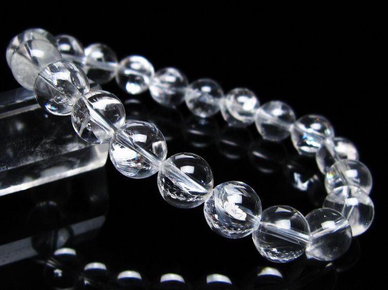 アイリスクォーツ 虹入り レインボー水晶 ブレスレット 9mm [t506-3029] 1枚目