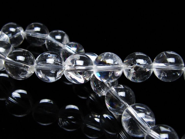 アイリスクォーツ 虹入り レインボー水晶 ブレスレット 9mm [t506-3029] 2枚目