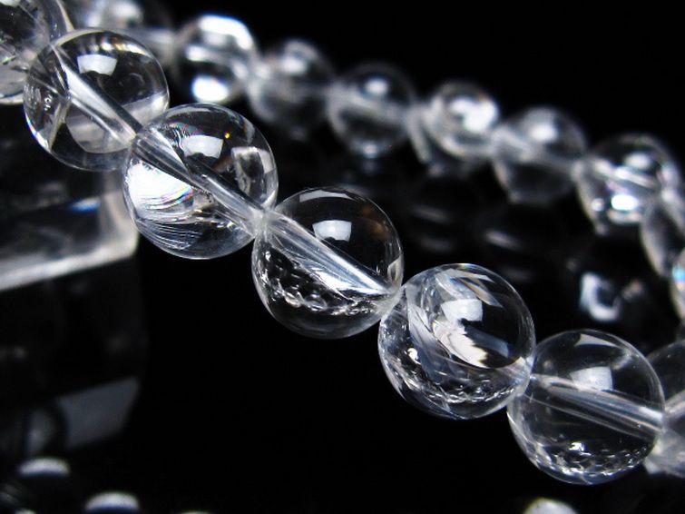 アイリスクォーツ 虹入り レインボー水晶 ブレスレット 9mm [t506-3029] 3枚目