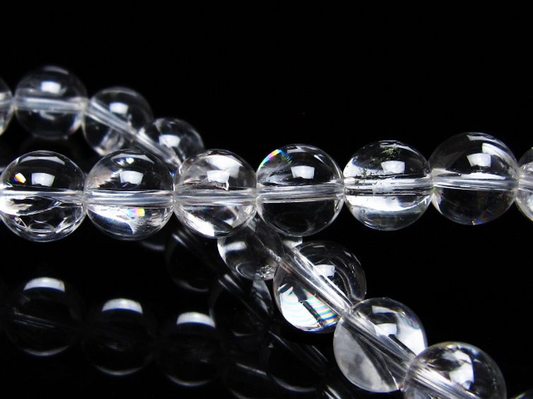 アイリスクォーツ 虹入り レインボー水晶 ブレスレット 8mm [t506-3033] 2枚目