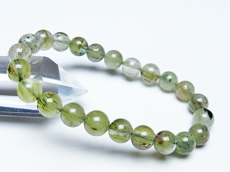 グリーンファントム ブレスレット 8mm [t507-3532] 1枚目