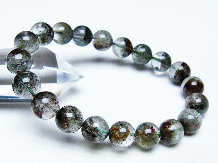 グリーンファントム ブレスレット 10mm [t507-3574] 1枚目