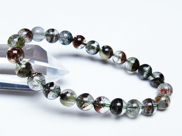 グリーンファントム ブレスレット 8mm [T507-3590] 1枚目