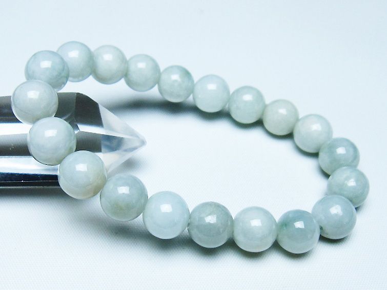 ✨ザリガニ✨糸魚川翡翠　ブレスレット　9.5〜10.3㎜ 糸魚川翡翠 ブレスレット 10mm [t51-16710]