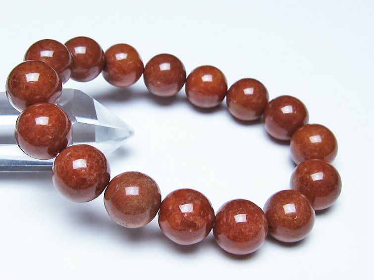 紅翡翠 ブレスレット 14mm [t51-17222] 1枚目