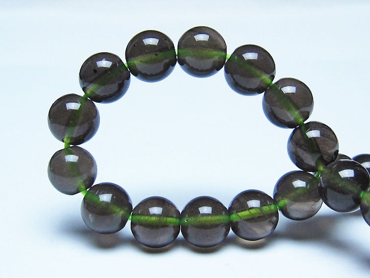 チンターマニストーン アリゾナ州産 天然ガラス ブレスレット