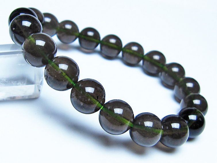 チンターマニストーン アリゾナ州産 天然ガラス ブレスレット