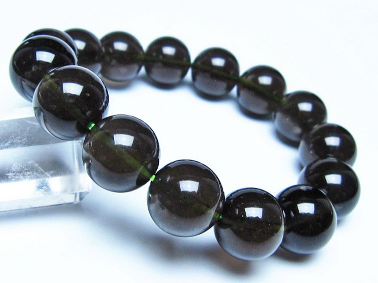 チンターマニストーン アリゾナ州産 天然ガラス ブレスレット