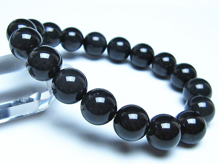 チンターマニストーン アリゾナ州産 天然ガラス ブレスレット