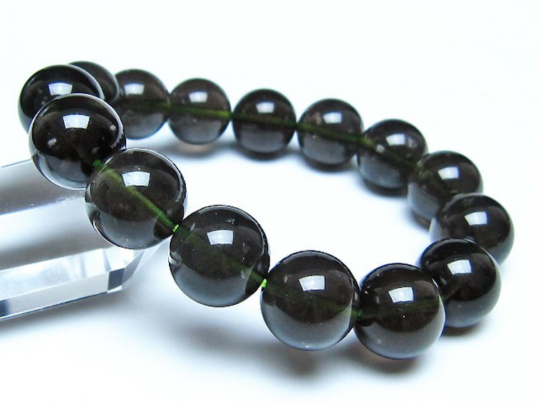 チンターマニストーン アリゾナ州産 天然ガラス ブレスレット