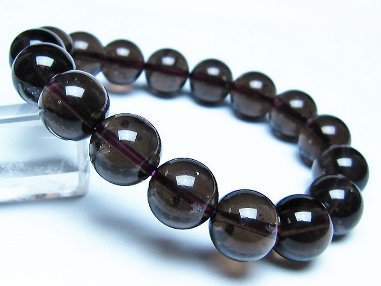 コロンビアナイト コロンビア産 天然ガラス ブレスレット 12mm [t521-2688] 1枚目