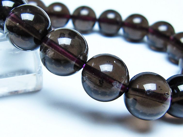 コロンビアナイト コロンビア産 天然ガラス ブレスレット 12mm [t521-2688] 2枚目